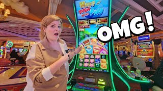 I Hit the Mansions Feature on the NEW Huff n Even More Puff Slot Machine [upl. by Ariayek89]