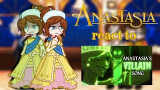 Anastasia react to Anastasias villain song by Lydia the Bardslight Dimitasia ship3k special [upl. by Filipe]