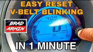 RESET VBELT BLINKING NMAX V1 IN 1 MINUTE BRAD ARMIN [upl. by Anaahs]