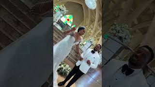 Sharon and Ugo Nwoke White Wedding Highlights crazyaboutus24 loveunitesus24 pulseviral [upl. by Sukramal345]