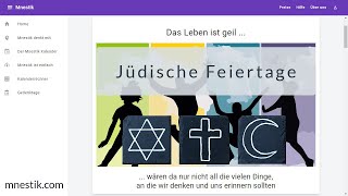 Mnestik  Jüdische Feiertage [upl. by Lede]