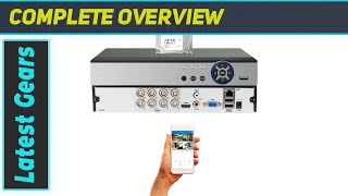 Evertech 8 Channel CCTV Surveillance System with 2TB Hard Drive  HD Video Recorder for Home amp [upl. by Alleira]