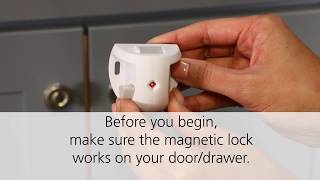 Adhesive Magnetic Lock System Installation Guide  Safety 1st [upl. by Murtha]