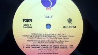 IceT  OG Original Gangster  1991 Radio Version [upl. by Atneciv803]