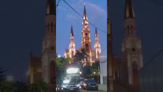 IGLESIA de LOURDES de noche virgendelourdes arquitecturadearg [upl. by Wing350]