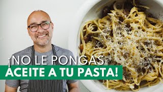 ¿Cómo hacer auténtica pasta carbonara italiana ¡pocos ingredientes mucho sabor l Sumito Estévez [upl. by Nylannej557]