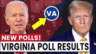 Virginia Poll Results Donald Trump vs Joe Biden 2024 US Election [upl. by Friedrick]