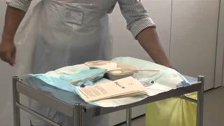 Catheterisation of female patient YouTube [upl. by Ranee]