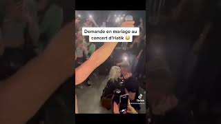 Fait inédit au concert d’Hatik 💍❤️ [upl. by Doolittle]