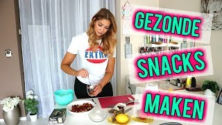 SAMEN KOKEN 💚 GEZONDE TUSSENDOORTJES amp ZOETE SNACKS 1 [upl. by Dnumsed723]