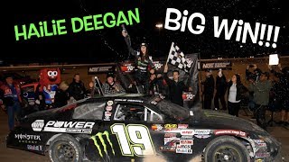 HAILIE DEEGAN WINS AT LAS VEGAS MOTOR SPEEDWAY KampN West DIRT TRACK [upl. by Acirt]