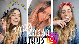 COMO CREAR FILTROS PARA INSTAGRAM  iesthereslla [upl. by Lerat233]