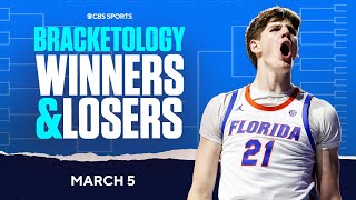 NCAA Tournament Bracketology WINNERS AND LOSERS from Tuesday slate  CBS Sports [upl. by Jordana]