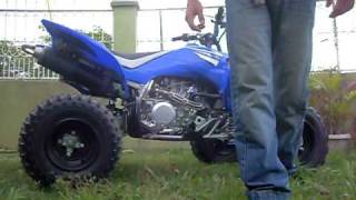 Yamaha YFZ 450 no Spark Arrester [upl. by Pet529]