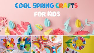 EASY SPRING CRAFTS FOR KIDS  PAPER PLATE BUTTERFLY  TOILET PAPER ROLL BUTTERFLY [upl. by Nauh]