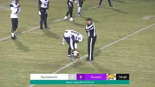 sacramento vs escalon playoffs 11 10 23 [upl. by Beaston]