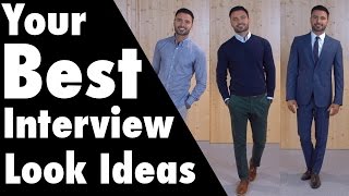 What To Wear To a Job Interview Ideas on How to Dress For 3 Types of Interviews  Men Outfits [upl. by Merchant]