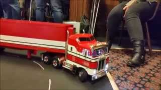 South West RC Truckers  Oct 2015 BJ amp The Bear Kenworth K100E Aerodyne [upl. by Cheffetz396]