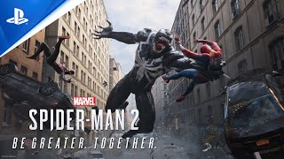 Marvels SpiderMan 2  Be Greater Together Trailer  PS5 Games [upl. by Arodaeht]