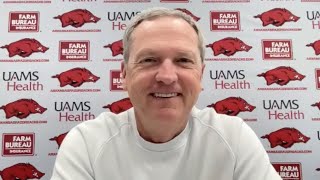 Dave Van Horn previews Arkansas vs Ole Miss [upl. by Bria803]