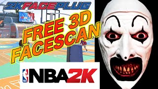 FREE THE TERRIFIER 3D FACE SCAN ALL 2K VERSIONS [upl. by Haney510]