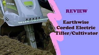 Review amp Demonstration Earthwise Corded Electric TillerCultivator [upl. by Irianat544]