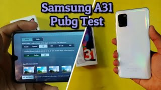 Samsung Galaxy A31 pubg test Full amp Gaming Review  The Gaming Review of Galaxy A31 [upl. by Trenton140]