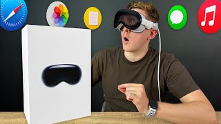 Apple Vision Pro Unboxing and First Impressions [upl. by Eisdnil383]