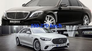 Acceleration battle 100270 kmh  Brabus S63 650 W222 vs MercedesAMG S63 E Performance W223 [upl. by Alenoel914]