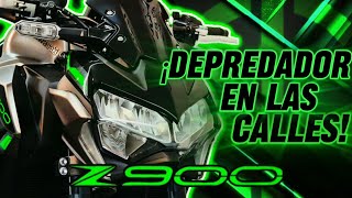 KAWASAKI Z900 Potencia Versatilidad y rendimiento en las calles💥 [upl. by Nogam]