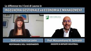 Ingegneria Gestionale vs Economia e Management [upl. by Milinda]