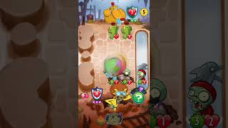 Pvz heroes plants vs Zombie action funny gametrending shorts viralpvz [upl. by Airres]