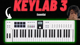 KEYLAB ESSENTIAL 49 mk3  El popular MIDI de 49 teclas MEJORADO  ReviewAnálisis arturia keylab49 [upl. by Yekcim]