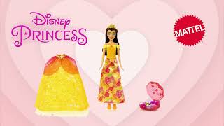 Disney Princess Flower Fashion Belle and Frozen Magical Skirt [upl. by Evoy]