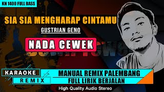 SIA SIA MENGHARAP CINTAMU  KARAOKE REMIX PALEMBANG [upl. by Bab784]