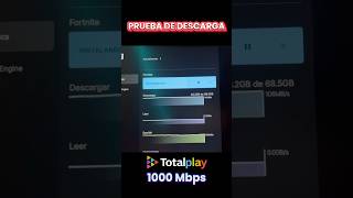 Totalplay 1000 Megas  Prueba de Descarga [upl. by Chaffinch125]