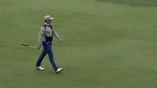 Jamie Donaldson’s impressive birdie putt wins match at Cadillac Match Play [upl. by Norel]