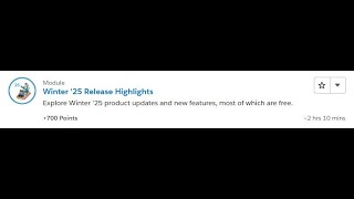 Winter 25 Release Highlights Salesforce Trailhead Answers [upl. by Stella]