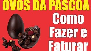 Fazer Ovo de Páscoa  Ganhe Dinheiro em Casa [upl. by Ereveneug]