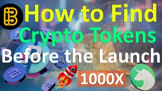 How to Find Crypto Tokens before The Launch  Get Upcoming Crypto Project  1000X Crypto Coins [upl. by Dinny]