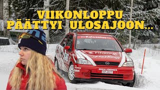 Viikonloppu päättyi ulosajoon  SM Auto Sorsa Riihimäkiralli 2024 [upl. by Erdreid167]