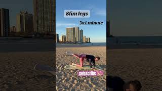 Slim legs excercise slimlegs lowerbodyworkout fitnessgoals workoutathome [upl. by Markland]