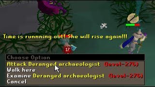 Testing NEW OSRS Boss Deranged Archaeologist [upl. by Mauve]