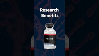 Research Benefits of TB500 skincare peptides fitness mens science TB500 [upl. by Amehsyt944]