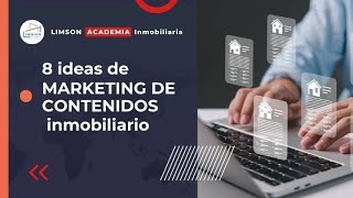 8 ideas de marketing de contenidos inmobiliario [upl. by Ainad65]