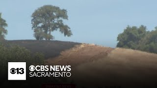 Winds calm in fight against Aero Fire in Calaveras County [upl. by Lahey524]