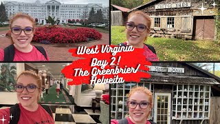 West Virginia Day 2  The GreenbrierHelvetia [upl. by Aneleh]