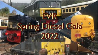 Ecclesbourne Valley Railway Spring Diesel Gala 230422 [upl. by Anelaf]