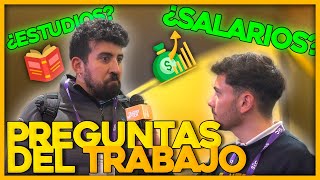 ¿QUÉ GANA la GENTE en el MWC 24  Preguntas en la calle ¿SALARIOS ¿ESTUDIOS ¿TRABAJO [upl. by Tahp]