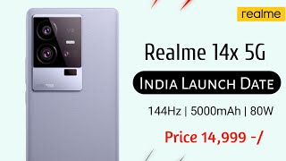 Realme 14x 5G Launch Date In India Price 14999  Coming Soon NiteshTech [upl. by Halilahk89]